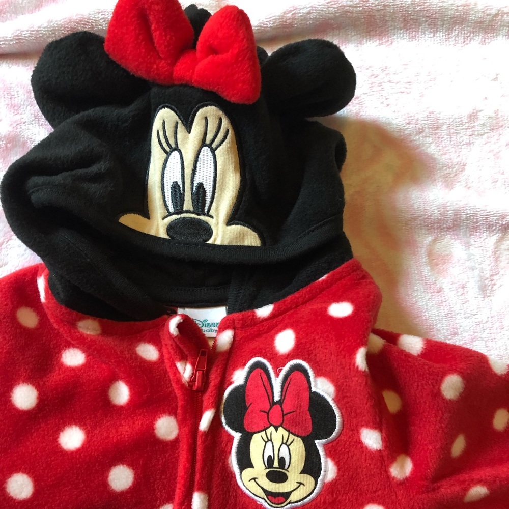 Disney, MinnieMouse Sleep N Play w/Hood